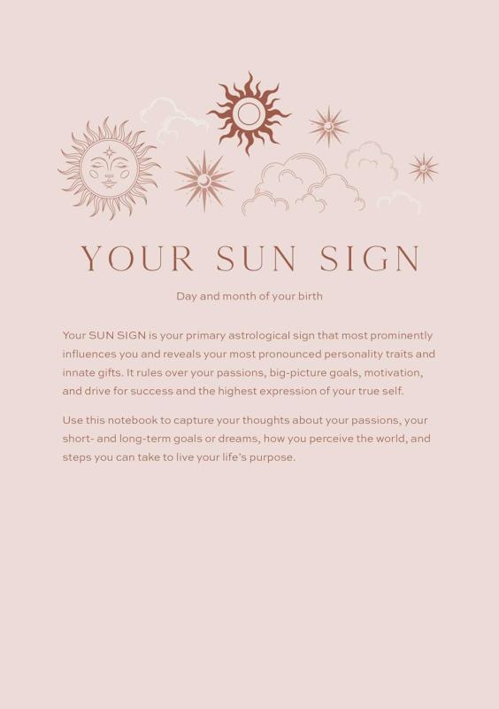 Sun Moon Rising: Astrology Notebook Collection image #2