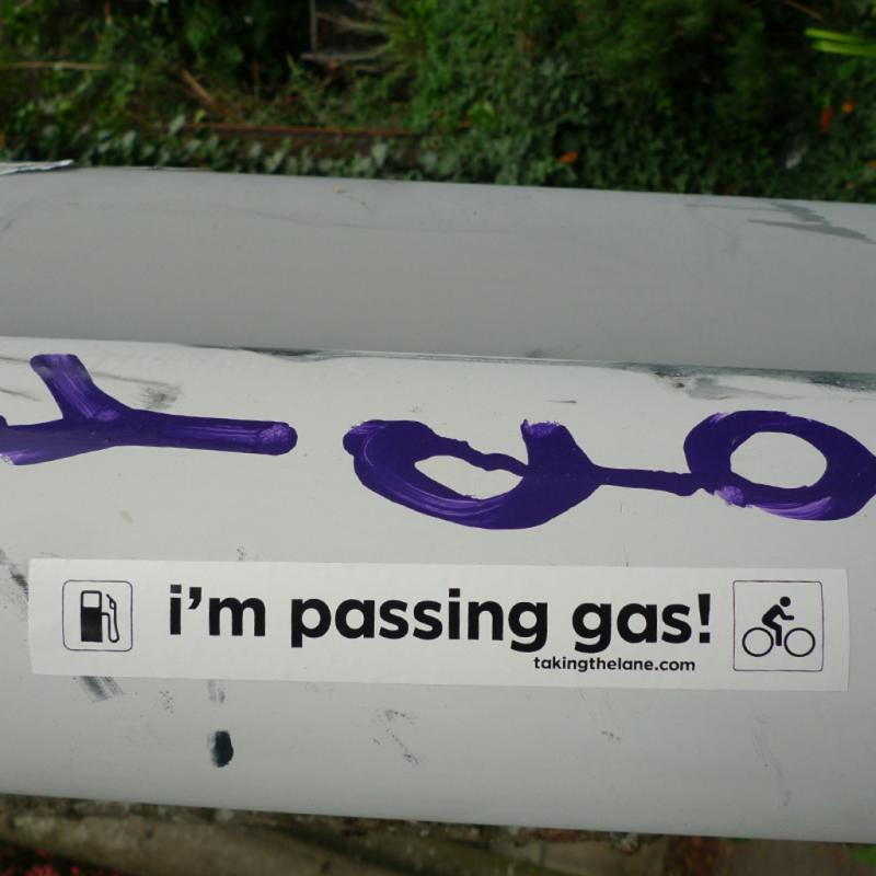 Sticker #347: I'm Passing Gas! image #1