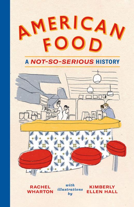 Cover with drawing of a diner interior.
