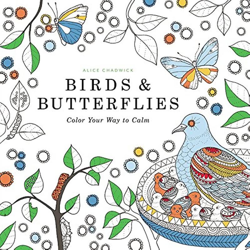 Birds & Butterflies: Color Your Way to Calm