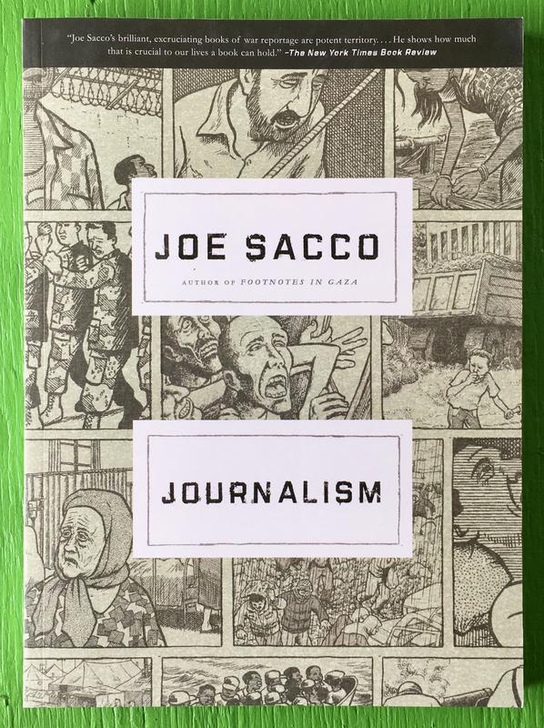 cover, showing comics panels