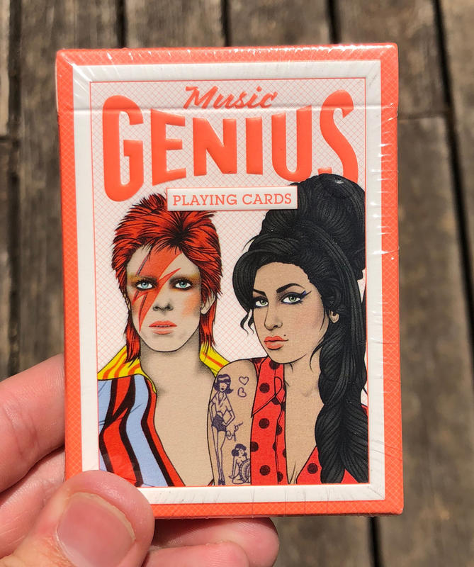 Illustrations of David Bowie and Amy Winehouse