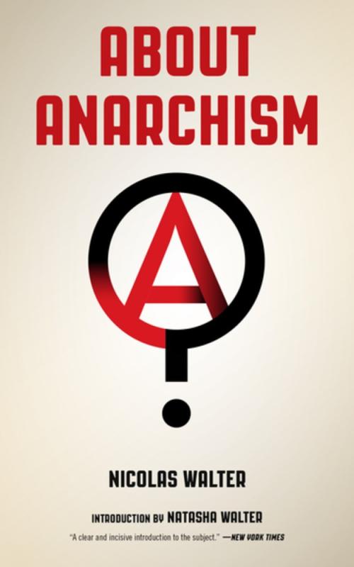 Minimalist cover shows anarchy sign over an exclamation point.