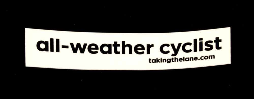 Sticker #322: All-Weather Cyclist