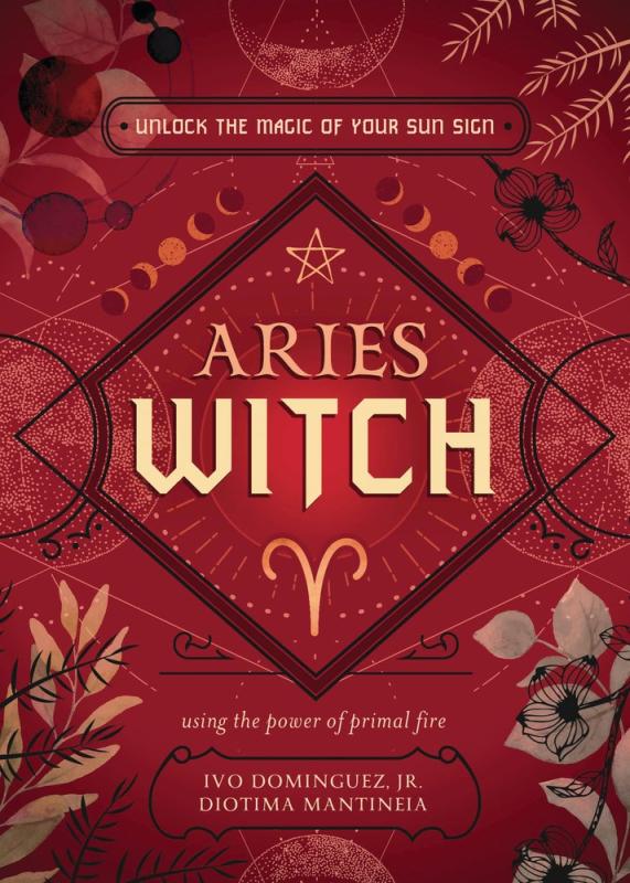 Red cover with an Aries sign and various other iconography.