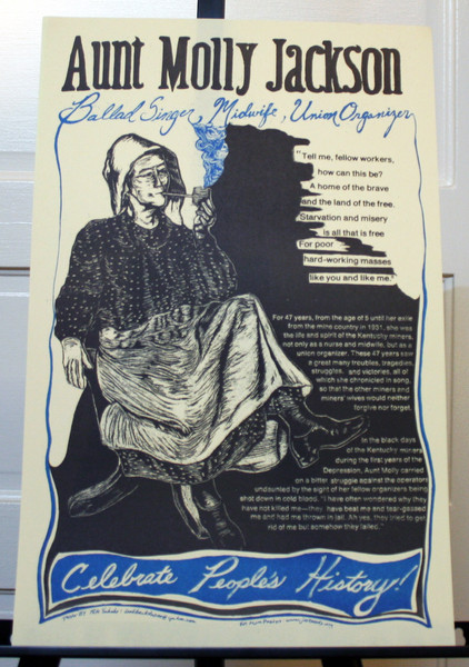 Aunt Molly Jackson Ballad Singer, Midwife, Union Organizer poster