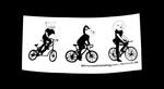 Sticker #371: Cats & Dog on Bikes