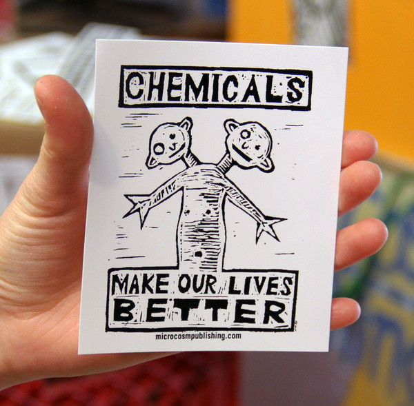 Sticker 148 Chemicals Make Our Lives Better