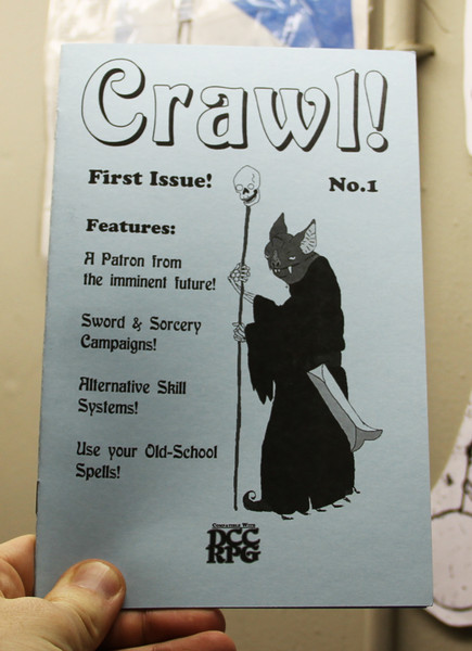 Crawl! First Issue zine cover