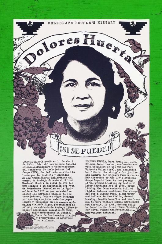 Dolores Huerta si se puede poster