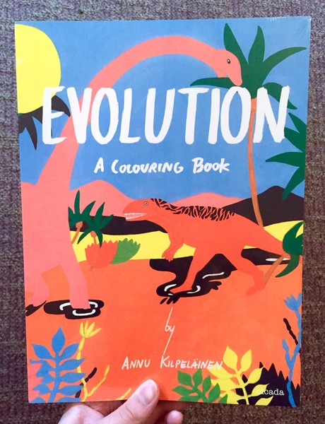 Evolution: A Colouring Book by Annu Kilpelainen