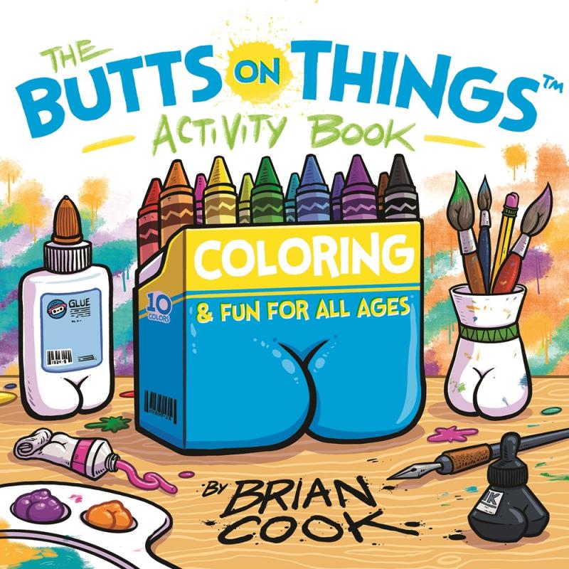 Butts on Things Activity Book: Coloring and Fun for All