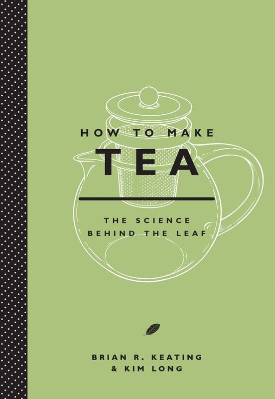 title of book superimposed a teapot