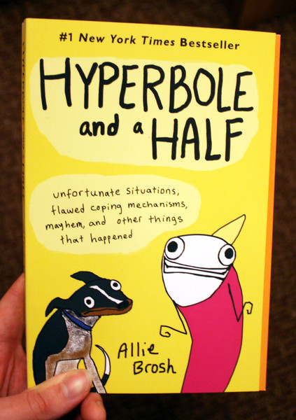hyperbole and a half by allie brosh yellow cover