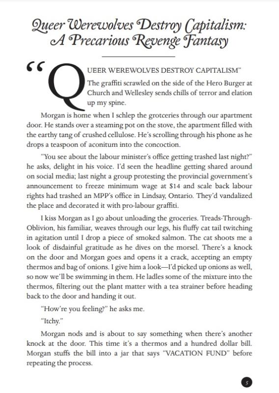 Queer Werewolves Destroy Capitalism: Smutty Stories (Queering Consent) image #1