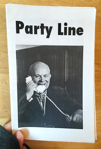 Party Line zine cover