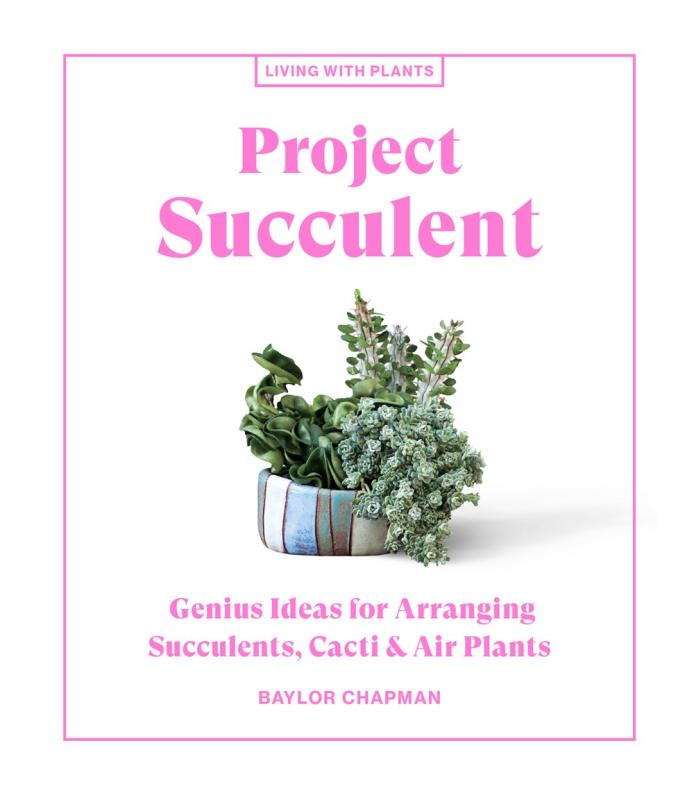 White cover with pink text and an image of succulents.