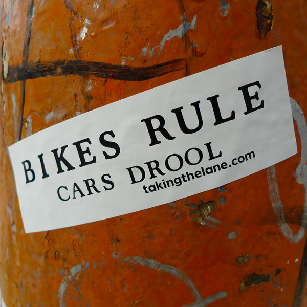 Bikes Rule Cars Drool sticker