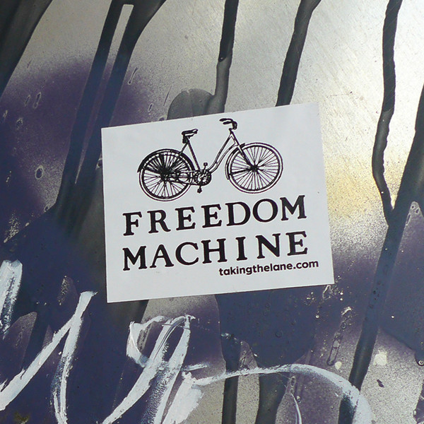 Freedom machine vinyl sticker