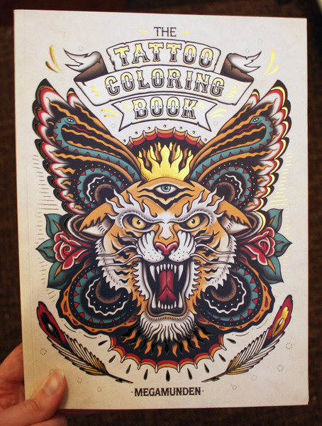 Tattoo Coloring Book by Megamunden