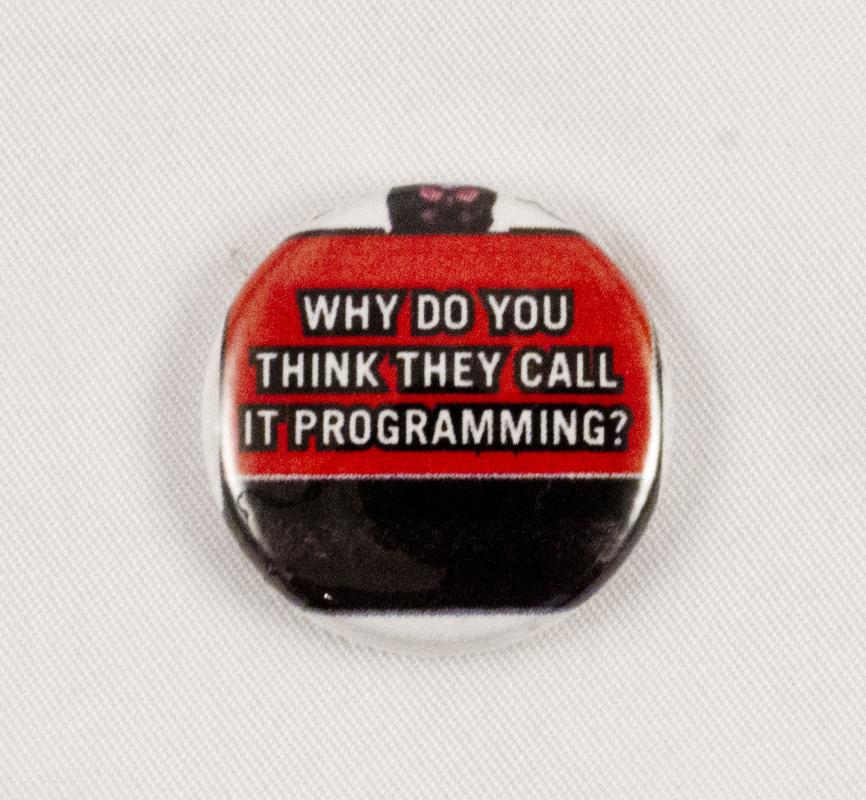 Pin #053: Why Do You Think They Call It Programming?