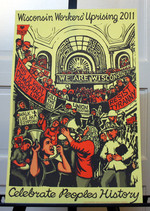 Wisconsin Workers' Uprising 2011 poster