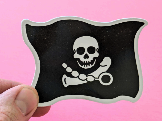 Sticker #563: Pirate's Booty
