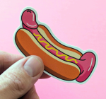 Sticker #561: Hot Dickity Dildog