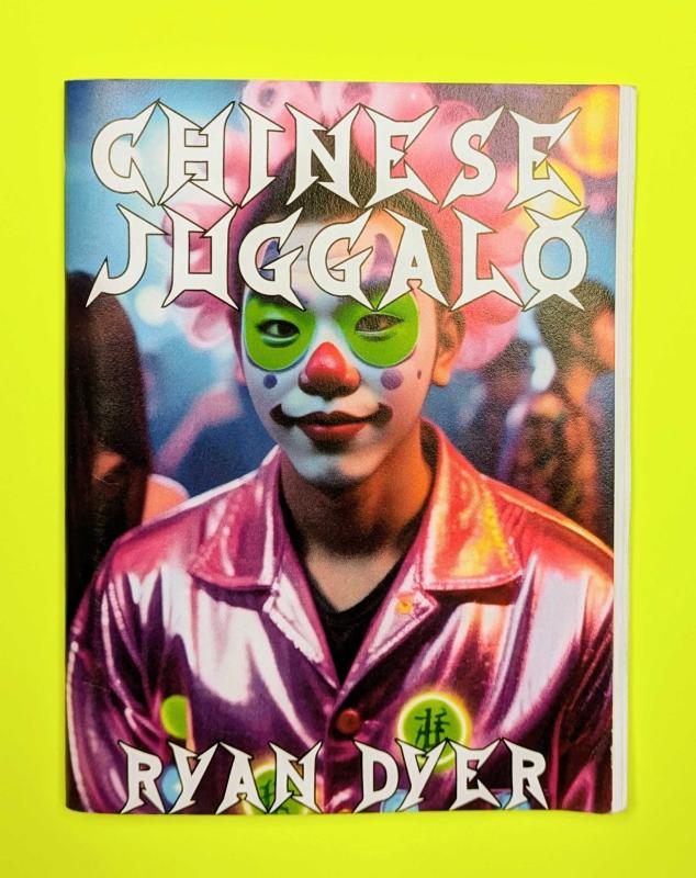 a Chinese person in clown makeup.