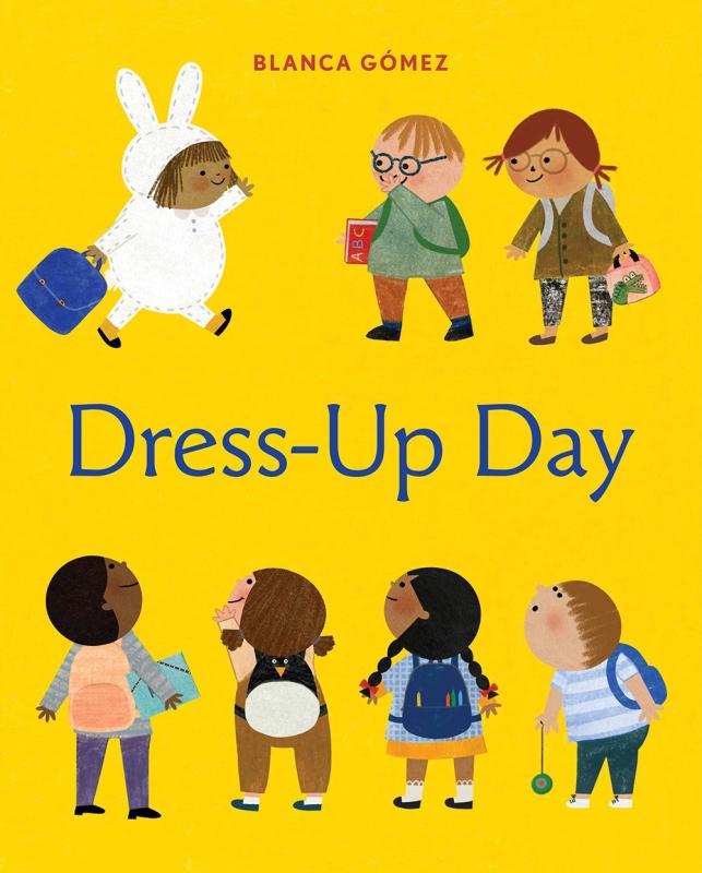 yellow cover with children all dressed differently