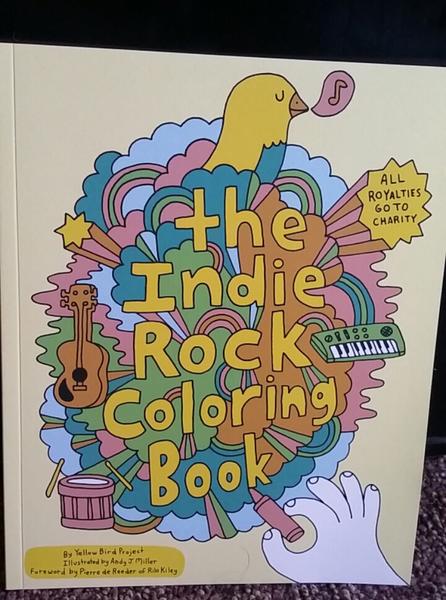 indie rock coloring book, andy miller