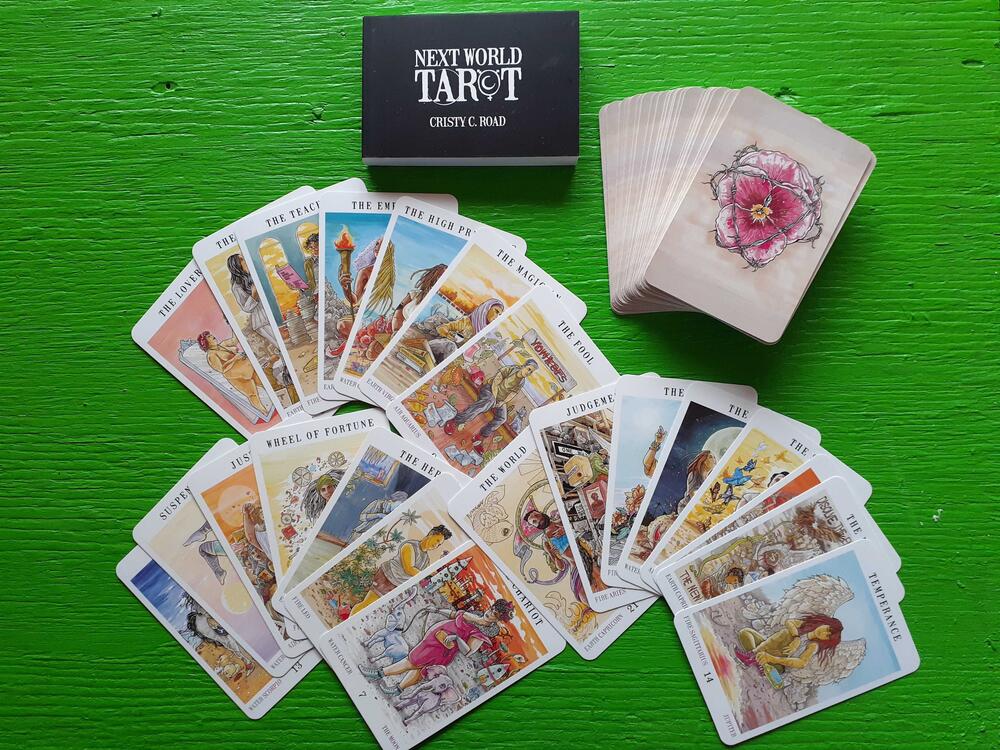 Next World Tarot (card deck): Written & Illustrated by Cristy C. Road image #1