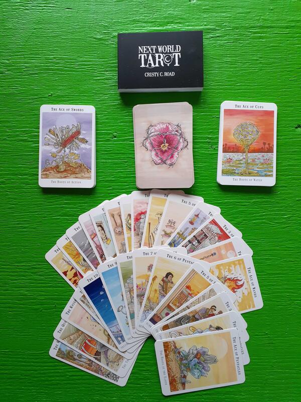 Next World Tarot (card deck): Written & Illustrated by Cristy C. Road image #4