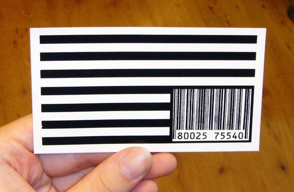 Sticker #215: Flag Barcode image #1