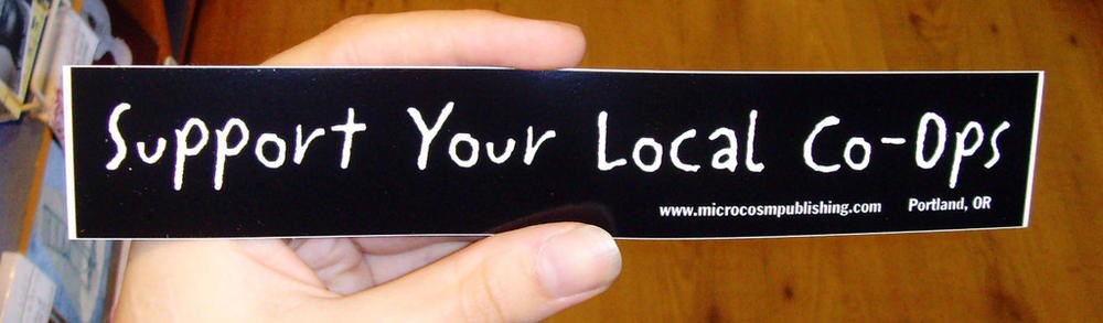 Sticker #234: Support Your Local Co-ops image #2