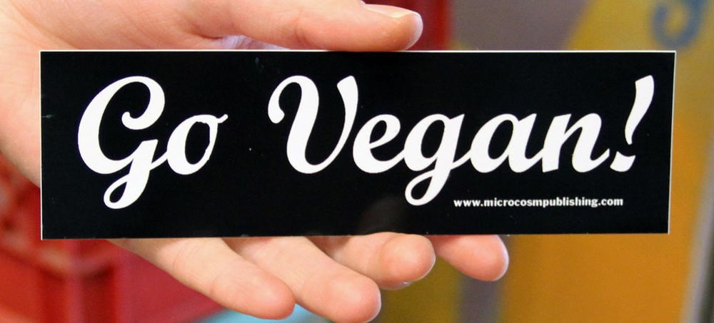 Sticker #238: Go Vegan image #1