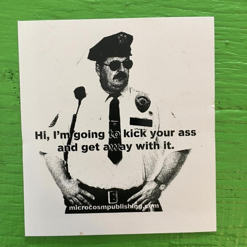 Sticker #277: Hi, I'm Going to Kick Your Ass and Get Away With It image #1