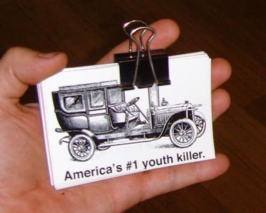 Sticker #287: America's #1 Youth Killer image #1