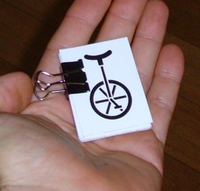 Sticker #291: Unicycle image #1