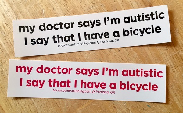 Sticker #384: my doctor says I'm autistic... image #1