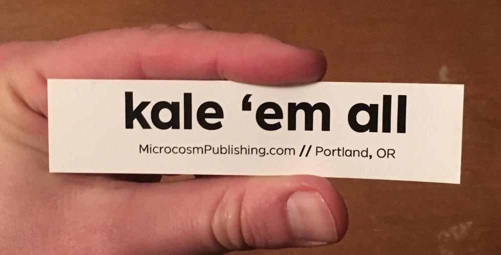 Sticker #394: Kale 'Em All image #1