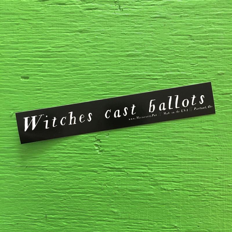 Sticker #420: Witches cast ballots image #1