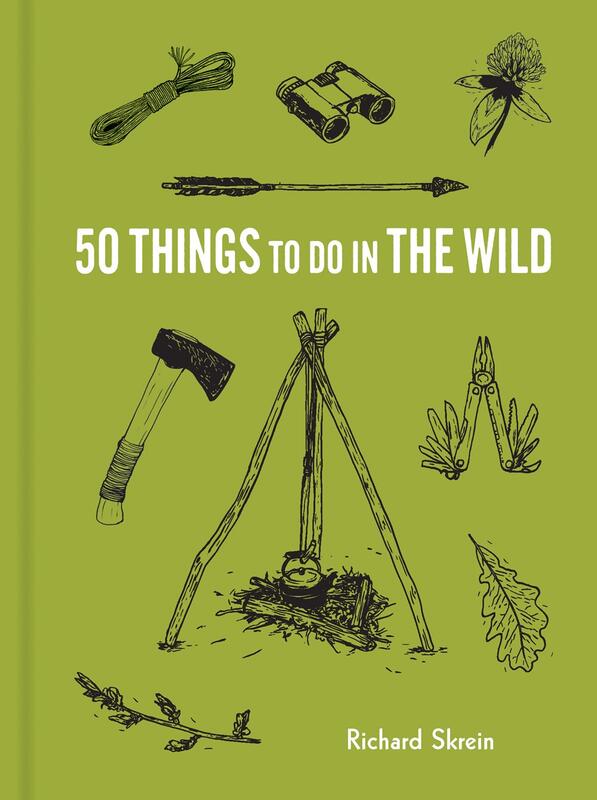 illustrations of various outdoor tools.