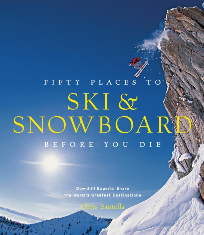 Cover shows a skier jumping off a rock mountain.