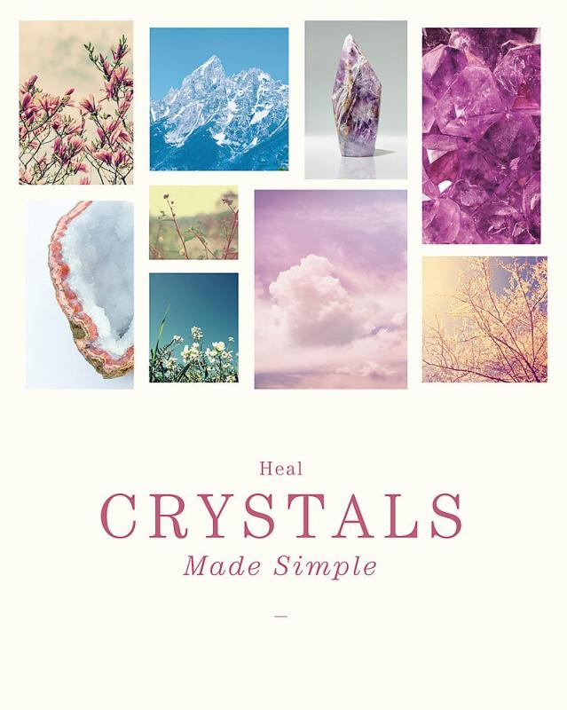 Cover with photograph of several crystals