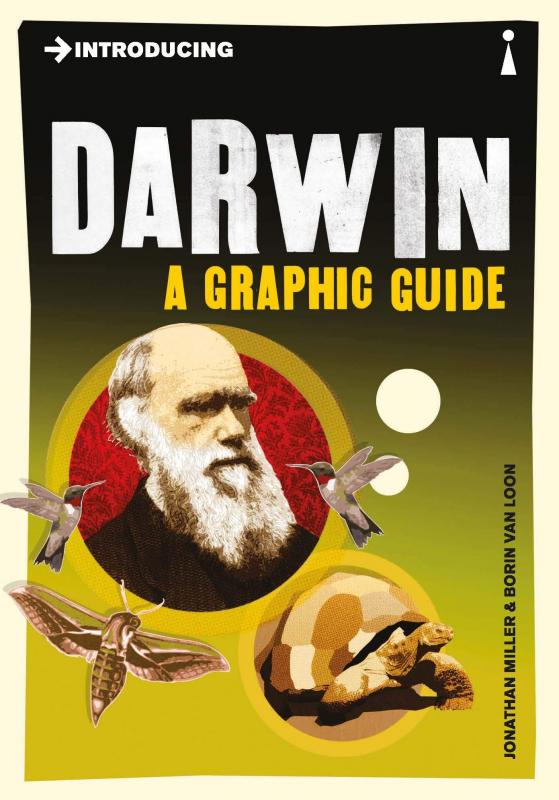 Cover with drawing of Darwin and various animals
