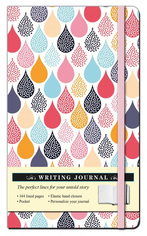 Cover with multicolor teardrops