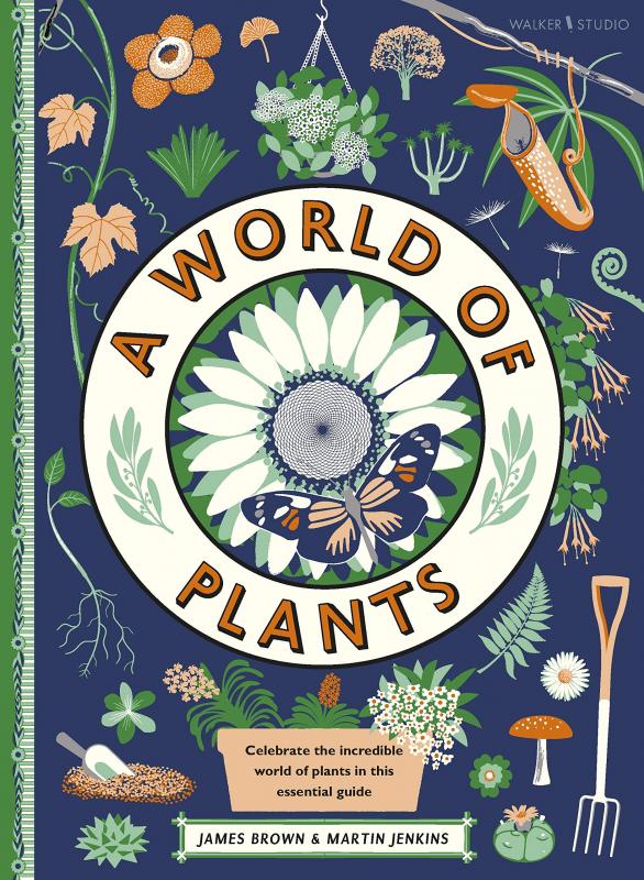 Cover with drawing of plants