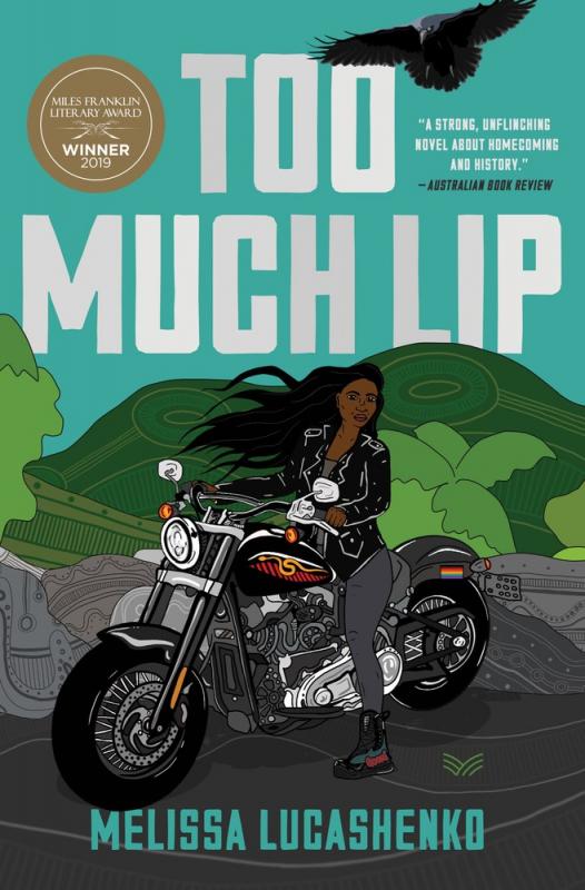 Cover with image of a woman on a motorcycle