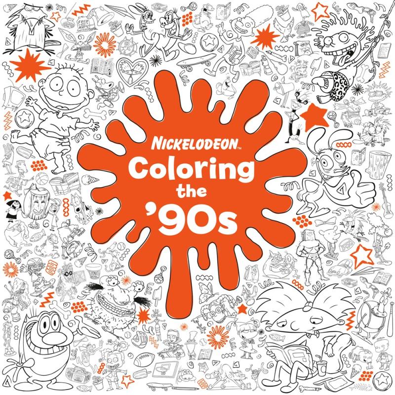 white cover with illustration of characters from tv shows